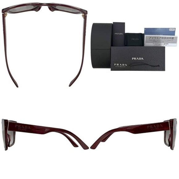 Prada Sunglasses in Black Gradient Bordeaux Red main image 6